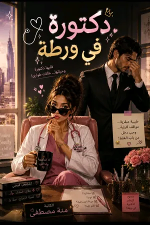 رواية دكتورة فى ورطة بقلم منة الله مصطفى عباس الصعيدى - غلاف الرواية
