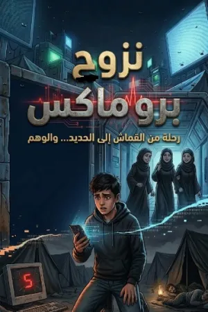 رواية نزوح برو ماكس بقلم ابو موسى الغزاوي - غلاف الرواية