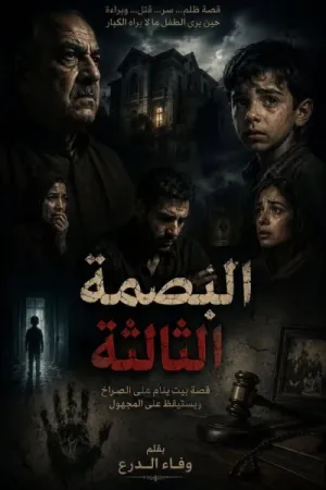 رواية البصمة الثالثة بقلم وفاء الدرع - غلاف الرواية
