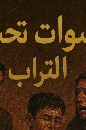 رواية اصوات تحت التراب بقلم وفاء الدرع - غلاف الرواية