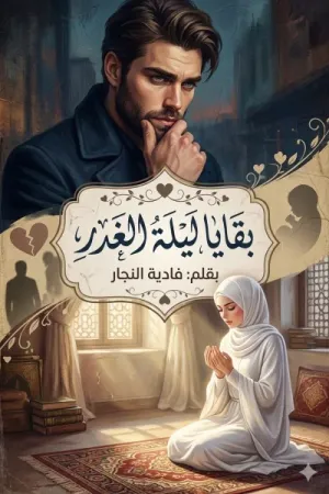رواية بقايا ليلة الغدر بقلم فادية النجار - غلاف الرواية