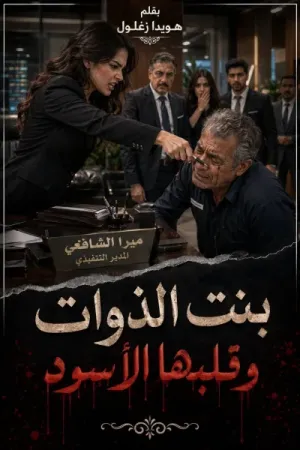 رواية بنت الذوات وقلبها الاسود بقلم هويدا زغلول - غلاف الرواية