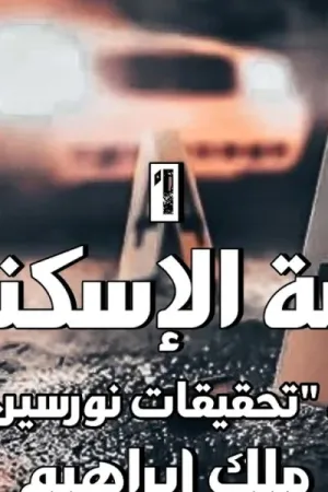 رواية جريمة الاسكندرية بقلم ملك ابراهيم - غلاف الرواية