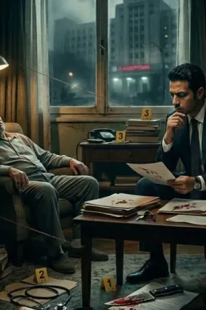 رواية جريمة بعد المعاش بقلم أندرو شريف - غلاف الرواية