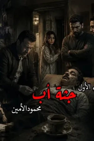 رواية جثة أب بقلم محمود الأمين - غلاف الرواية