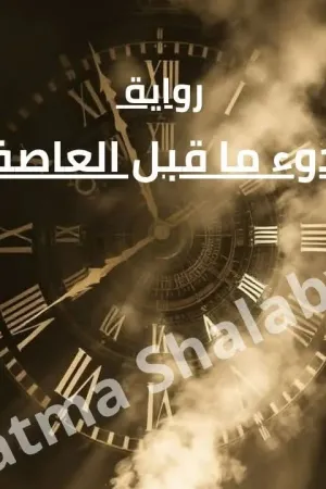 رواية هدوء ما قبل العاصفة بقلم فاطمة شلبي - غلاف الرواية