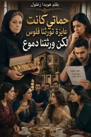رواية حماتي كانت عايزة تورثنا فلوس بقلم هويدا زغلول - غلاف الرواية