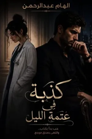 رواية كذبة في عتمة الليل بقلم إلهام عبدالرحمن - غلاف الرواية