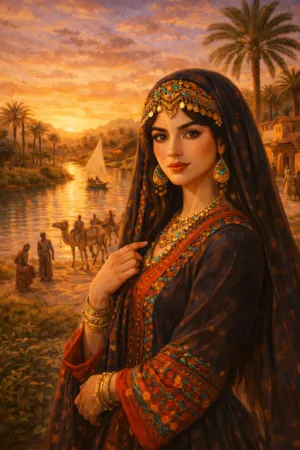 رواية بنت من الصعيد بقلم بسكوته - غلاف الرواية