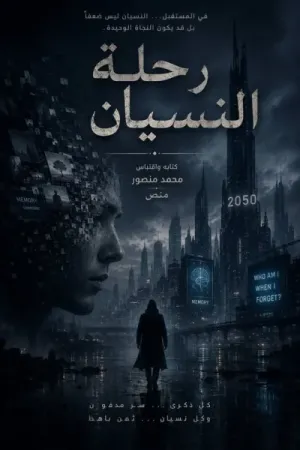 رواية رحلة النسيان بقلم محمد منصور - غلاف الرواية