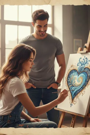 رواية الرسم على القلب بقلم زينب محروس - غلاف الرواية