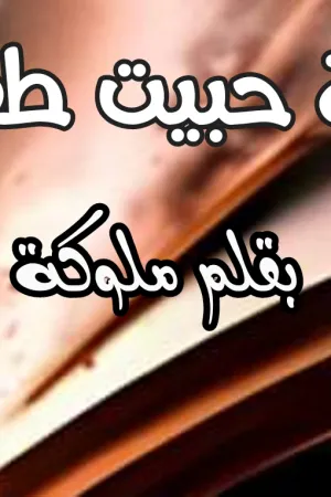 رواية حبيت طفلي بقلم ملوكة - غلاف الرواية